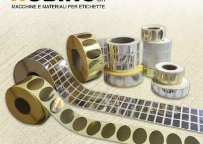 Etichette Metallizzate, Rubino SRL - Macchine e Materiali per Etichette