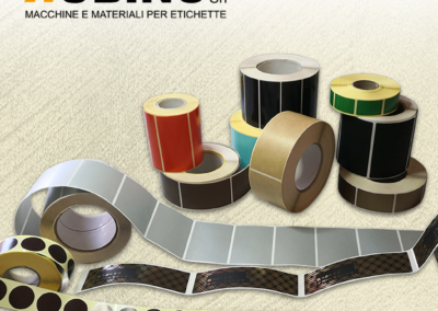 Etichette Colorate, Rubino SRL - Macchine e Materiali per Etichette