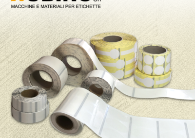 Etichette Con Tacca Nera, Rubino SRL - Macchine e Materiali per Etichette